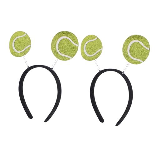 UKCOCO 2 Stück Tennis Stirnband Unisex Sportliches Haarband Party Kopfschmuck Kreatives Design Für Sportveranstaltungen Badminton Party Zubehör von UKCOCO