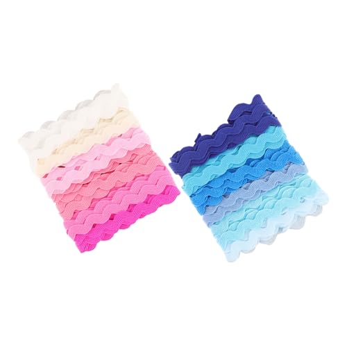 UKCOCO 2 Stück Wellenband Farben Buntes Dekoband für Party Bastelprojekte Farben UKCOCO 2 Stück Wellenband Farben Buntes Dekoband für Party Bastelprojekte Farben von UKCOCO