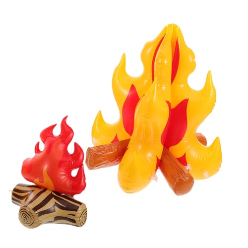UKCOCO 2 Stück Wetterfeste Aufblasbare Deko mit Realistischem Flammeneffekt Sichere Wiederverwendbare Partydeko für Outdoor Camping Familienfeiern und Gartenpartys Teiliges UKCOCO 2 Stück Wetterfeste Aufblasbare Deko mit Realistischem Flammeneffekt Sichere Wiederverwendbare Partydeko für Outdoor Camping Familienfeiern und Gartenpartys Teiliges von UKCOCO