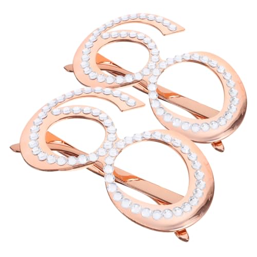 UKCOCO 2 Stück Zahlen Partybrillen Roségold Glitzernde Sonnenbrillen Plastik Leicht Für Geburtstagsfeier Hochzeit Jahrestag Dekoration Erwachsene UKCOCO 2 Stück Zahlen Partybrillen Roségold Glitzernde Sonnenbrillen Plastik Leicht Für Geburtstagsfeier Hochzeit Jahrestag Dekoration Erwachsene von UKCOCO