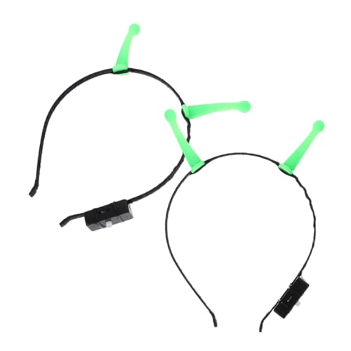 UKCOCO 2 Stücke Grün Alien Kopfschmuck Halloween Haar Bands Party Headwear Kunststoff Stirnbänder UKCOCO 2 Stücke Grün Alien Kopfschmuck Halloween Haar Bands Party Headwear Kunststoff Stirnbänder von UKCOCO