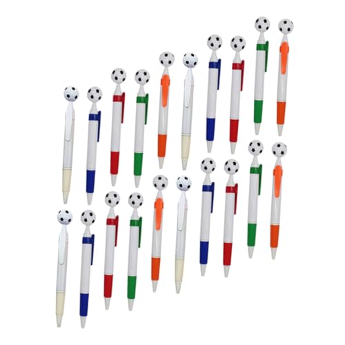 UKCOCO 20 Stück Fußball Kugelschreiber Bunte Schreibwaren für Schüler Material Glattes Schreiben Sport Stifte für Büro Schule und Werbung UKCOCO 20 Stück Fußball Kugelschreiber Bunte Schreibwaren für Schüler Material Glattes Schreiben Sport Stifte für Büro Schule und Werbung von UKCOCO