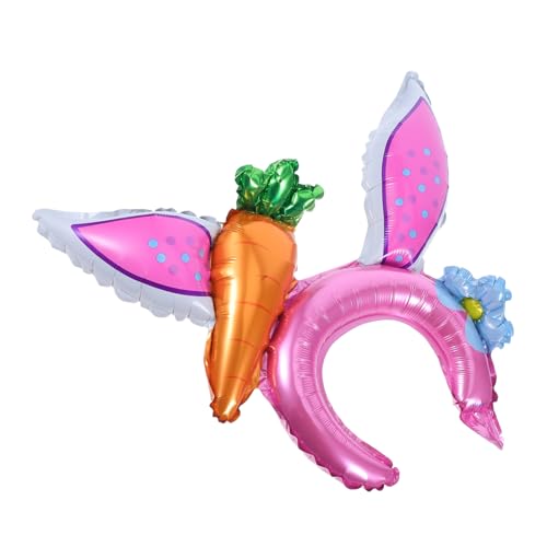 UKCOCO 20 Stück Kaninchen-ballon-kopfschmuck Party Ohren Osterkopfschmuck Stirnband Hase Rosa Aluminiumfolie UKCOCO 20 Stück Kaninchen-ballon-kopfschmuck Party Ohren Osterkopfschmuck Stirnband Hase Rosa Aluminiumfolie von UKCOCO