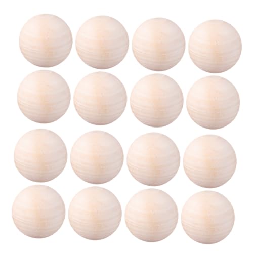 UKCOCO 20 Stück Naturbelassene Holzperlen für Diy Projekte für Weihnachtsdekoration und Schmuckherstellung Holz Kugeln für Bastelarbeiten UKCOCO 20 Stück Naturbelassene Holzperlen für Diy Projekte für Weihnachtsdekoration und Schmuckherstellung Holz Kugeln für Bastelarbeiten von UKCOCO