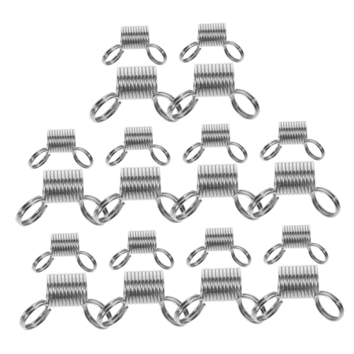 UKCOCO 20 Stück Schmuckherstellung Klemmen Metallperlen Draht Endstopper für Armbänder und Ohrringe Präzisionsfederklemmen für Diy Schmuckprojekte UKCOCO 20 Stück Schmuckherstellung Klemmen Metallperlen Draht Endstopper für Armbänder und Ohrringe Präzisionsfederklemmen für Diy Schmuckprojekte von UKCOCO