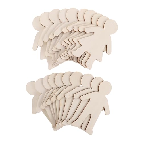 UKCOCO 20 Stück Teiliges Diy Holz Bastelset für Unlackierte Holzstücke zum Gestalten von Ornamenten Basteln für Jungen und Mädchen Heimdekoration und Kunstvolle Ausdrucksformen UKCOCO 20 Stück Teiliges Diy Holz Bastelset für Unlackierte Holzstücke zum Gestalten von Ornamenten Basteln für Jungen und Mädchen Heimdekoration und Kunstvolle Ausdrucksformen von UKCOCO