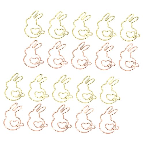UKCOCO 20 Stück Teiliges Kreatives Büroklammer mit Niedlichen Tier Motiven Farbige Gold und Rosegoldfarbene Papierklemmen für Büro Schule Notizen Dokumentenorganisation und Geschenke UKCOCO 20 Stück Teiliges Kreatives Büroklammer mit Niedlichen Tier Motiven Farbige Gold und Rosegoldfarbene Papierklemmen für Büro Schule Notizen Dokumentenorganisation und Geschenke von UKCOCO