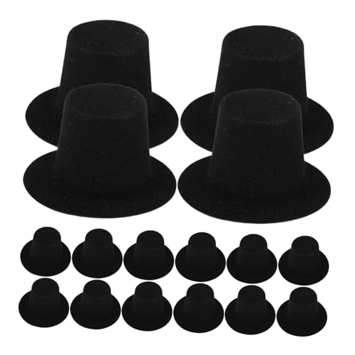 UKCOCO 20 Stück Teiliges Mini Kunststoff Hüte Schwarz Festliche Miniatur Schneemann Hüte für DIY Basteln Puppen Haustiere Weihnachtsdeko Vielseitige Party Accessoires UKCOCO 20 Stück Teiliges Mini Kunststoff Hüte Schwarz Festliche Miniatur Schneemann Hüte für DIY Basteln Puppen Haustiere Weihnachtsdeko Vielseitige Party Accessoires von UKCOCO