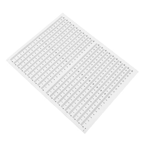 UKCOCO 20 Stück Teiliges Selbstklebendes Maßband mit Klarer Schwarzer Skalierung Wasserfeste Aufkleber für Präzises Messen und Markieren Glatten Oberflächen UKCOCO 20 Stück Teiliges Selbstklebendes Maßband mit Klarer Schwarzer Skalierung Wasserfeste Aufkleber für Präzises Messen und Markieren Glatten Oberflächen von UKCOCO