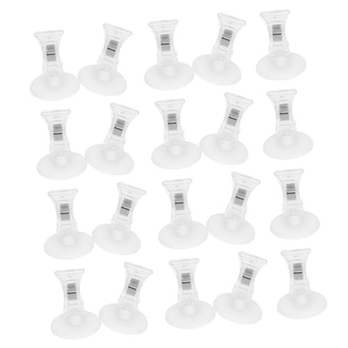 UKCOCO 20 Stück Teiliges Verstellbare Runde Clips für Preisschilder und Etiketten Drehbare Klammern für Ladenauszeichnung und Büro Vielseitig Einsetzbar für Schnelle Anzeigenwechsel von UKCOCO
