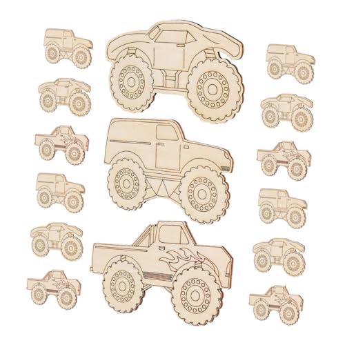 UKCOCO 20 Stück Unbehandelte Holzautos zum Basteln für Malen und Dekorieren Holzfahrzeuge für Kindergeburtstagsfeiern und Diy Projekte UKCOCO 20 Stück Unbehandelte Holzautos zum Basteln für Malen und Dekorieren Holzfahrzeuge für Kindergeburtstagsfeiern und Diy Projekte von UKCOCO