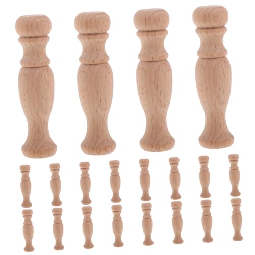 UKCOCO 20 Stück römische Hauptstadt römischer Säulenständer Stöcke zum Basteln Holzhandwerk Holzstange Balusterspindeln römische Säule Holzstäbe zum Basteln hölzern Beige UKCOCO 20 Stück römische Hauptstadt römischer Säulenständer Stöcke zum Basteln Holzhandwerk Holzstange Balusterspindeln römische Säule Holzstäbe zum Basteln hölzern Beige von UKCOCO