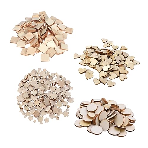 UKCOCO 200 Stück DIY Holzschneider Blanko Holzscheiben für Bastelprojekte Runde Herz und Blumenform für Kreative Holzdeko und Handwerk mit Familie und Freunden UKCOCO 200 Stück DIY Holzschneider Blanko Holzscheiben für Bastelprojekte Runde Herz und Blumenform für Kreative Holzdeko und Handwerk mit Familie und Freunden von UKCOCO
