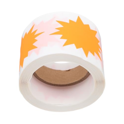 UKCOCO 200 Stück Fluoreszierende Burst Papier Aufkleber für Garagenverkäufe Einzelhandel Diy Preisschilder Leuchtendem Orange Vielseitig Einsetzbar Einfache Entfernung UKCOCO 200 Stück Fluoreszierende Burst Papier Aufkleber für Garagenverkäufe Einzelhandel Diy Preisschilder Leuchtendem Orange Vielseitig Einsetzbar Einfache Entfernung von UKCOCO