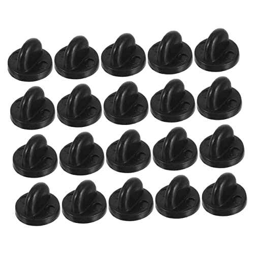 UKCOCO 200 Stück PVC Pin Backs für Broschenverschluss Robuste Anstecknadeln für Abzeichen und Diy Projekte Leicht Tragbar für und Schmuckherstellung von UKCOCO