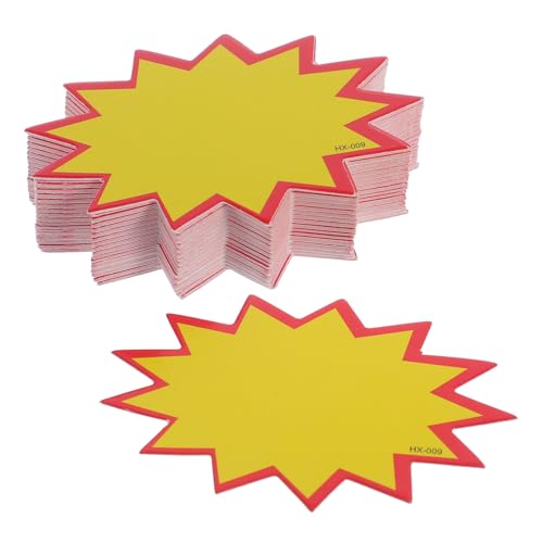 UKCOCO 200 Stück Tags Preisetiketten Wiederbeschreibbar Price Burst Signs für Laden Einzelhandel Supermarkt Preisschilder Verkaufsförderung UKCOCO 200 Stück Tags Preisetiketten Wiederbeschreibbar Price Burst Signs für Laden Einzelhandel Supermarkt Preisschilder Verkaufsförderung von UKCOCO