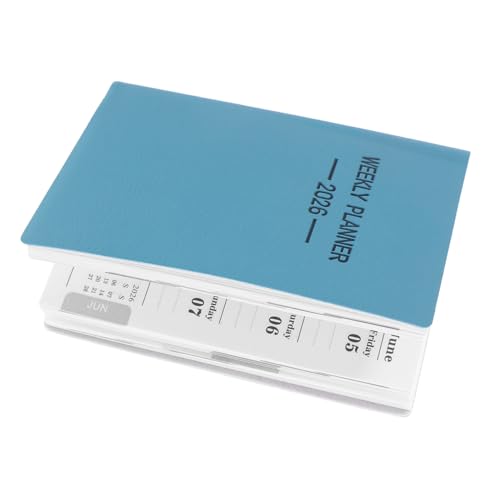 UKCOCO 2026 Agenda-Buch Monats- und Wochenplaner Kleines Notizbuch täglicher Kalenderplaner Mini -Planer Zeitschriftenhefte kleine Notizblöcke Täglicher Planer Papier Blue UKCOCO 2026 Agenda-Buch Monats- und Wochenplaner Kleines Notizbuch täglicher Kalenderplaner Mini -Planer Zeitschriftenhefte kleine Notizblöcke Täglicher Planer Papier Blue von UKCOCO