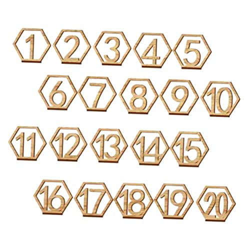 UKCOCO 20Stücke Holz Tischnummern Platzkarten Für Hochzeiten Und Events Sitzplatzbeschilderung Für Restaurants Und Feierlichkeiten UKCOCO 20Stücke Holz Tischnummern Platzkarten Für Hochzeiten Und Events Sitzplatzbeschilderung Für Restaurants Und Feierlichkeiten von UKCOCO