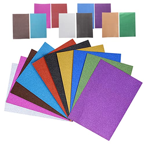 UKCOCO 20stücke Glitzer Bastelpapier Gemischte Farben Selbstklebend Nicht Selbstklebend Papier Für Einladungen Grußkarten Und Kreative Bastelprojekte UKCOCO 20stücke Glitzer Bastelpapier Gemischte Farben Selbstklebend Nicht Selbstklebend Papier Für Einladungen Grußkarten Und Kreative Bastelprojekte von UKCOCO