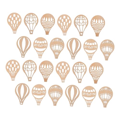 UKCOCO 24 Stück Teiliges Heißluftballon Holzscheiben Natürliche Holzplättchen zum Basteln Stabile DIY Holz Ausschnitte für Kreative Handarbeiten Kindgerechte Bemalbare Holzdekoration UKCOCO 24 Stück Teiliges Heißluftballon Holzscheiben Natürliche Holzplättchen zum Basteln Stabile DIY Holz Ausschnitte für Kreative Handarbeiten Kindgerechte Bemalbare Holzdekoration von UKCOCO