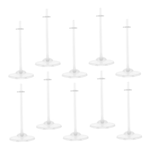 UKCOCO 24Stücke Puppenständer für Verschiedene Puppengrößen Robuste Kunststoffhalterung Einfaches Setup Einsetzbar für Action Puppen für Puppenliebhaber von UKCOCO