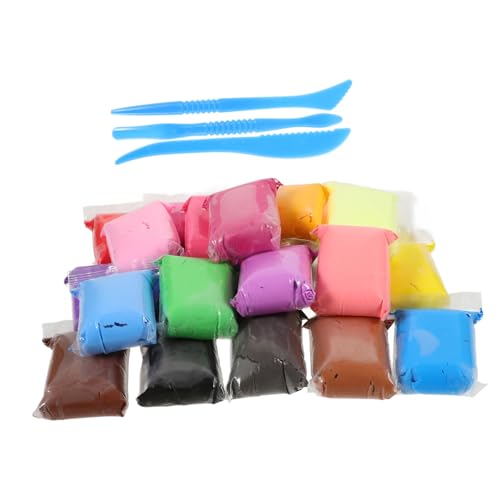 UKCOCO 24Taschen Lufttrocknende Modelliermasse für Teenager DIY Bastelset mit Farben und Beutel für Kunstprojekte und Skulpturen Hochwertigem Polymer UKCOCO 24Taschen Lufttrocknende Modelliermasse für Teenager DIY Bastelset mit Farben und Beutel für Kunstprojekte und Skulpturen Hochwertigem Polymer von UKCOCO