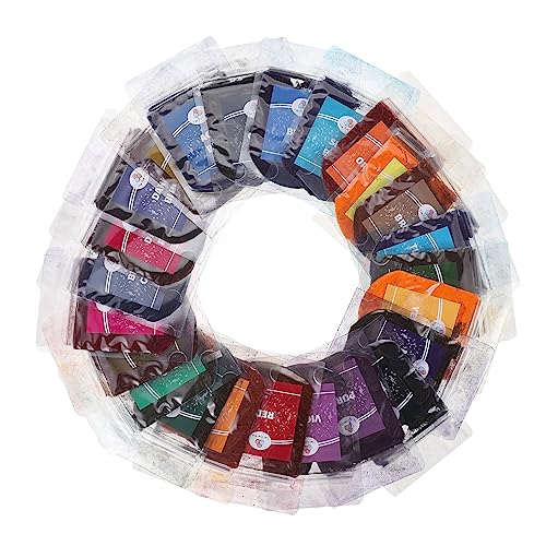 UKCOCO 24Taschen Tie Dye Kit Farben Beutel für DIY Stofffärbung für Erwachsene Batikfarbe für Shirts Hoodies und Bastelprojekte Lebendige und Waschfeste UKCOCO 24Taschen Tie Dye Kit Farben Beutel für DIY Stofffärbung für Erwachsene Batikfarbe für Shirts Hoodies und Bastelprojekte Lebendige und Waschfeste von UKCOCO