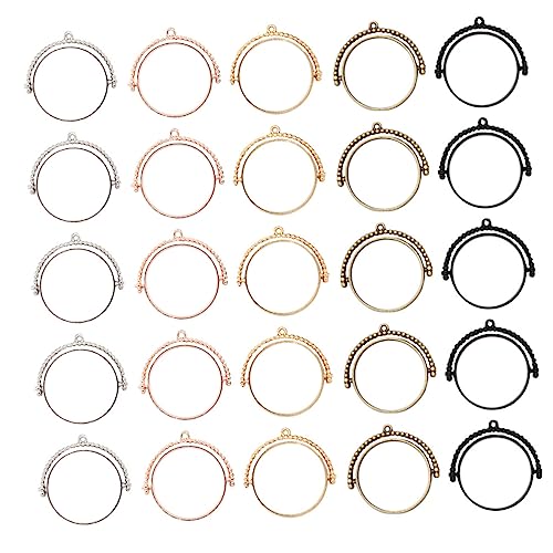 UKCOCO 25 Stück Drehbare Runde Hohlrahmen Anhänger für DIY Schmuck Legierungszubehör für Kreative Projekte für Ohrringe Armbänder und Mehr UKCOCO 25 Stück Drehbare Runde Hohlrahmen Anhänger für DIY Schmuck Legierungszubehör für Kreative Projekte für Ohrringe Armbänder und Mehr von UKCOCO