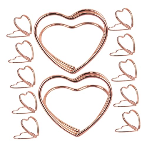 UKCOCO 25 Stück Metallic Herz Förmige Kartenhalter Roségold Robuster Fotohalter für Tischkarten Memo Clips für Hochzeit Geburtstag Feiern Eleganter Tischdekoration Organizer UKCOCO 25 Stück Metallic Herz Förmige Kartenhalter Roségold Robuster Fotohalter für Tischkarten Memo Clips für Hochzeit Geburtstag Feiern Eleganter Tischdekoration Organizer von UKCOCO