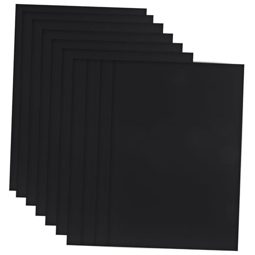 UKCOCO 25 Stück Schwarzes Kartonpapier Stabiles Bastelpapier für DIY Fotoalben Handgemachte Karten Scrapbooking und Einladungen Universelle Bastelmaterialien von UKCOCO