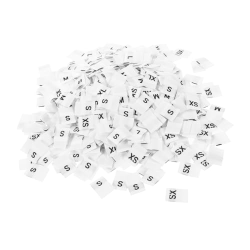 UKCOCO 250 Stück Größenetiketten für Kleidung aus Weiße Größenlabels Xs bis Xl Waschbare Klare Drucke für Selbstgenähte Hosen und Textilien Praktische Markierung für Nähprojekte UKCOCO 250 Stück Größenetiketten für Kleidung aus Weiße Größenlabels Xs bis Xl Waschbare Klare Drucke für Selbstgenähte Hosen und Textilien Praktische Markierung für Nähprojekte von UKCOCO