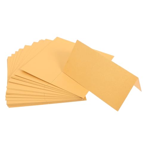 UKCOCO 25Stücke Goldene Tischkarten Für Hochzeiten Und Veranstaltungen Namenskarten Für Tischdekoration Und Sitzordnung Für Partys von UKCOCO