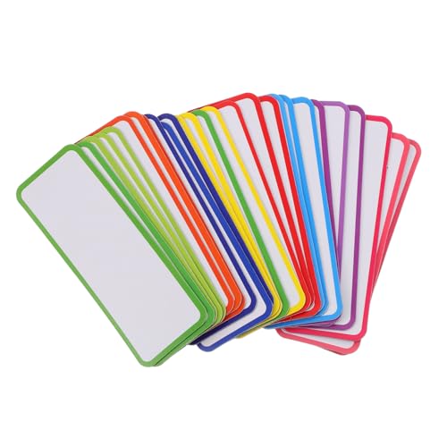 UKCOCO 27 Stück Teiliges Magnetisches Whiteboard Abwischbare Wiederverwendbare Memo Tags Bunte Magnetschilder für Kühlschrank Bürotisch Klassenzimmer und Lager zur Flexiblen Beschriftung UKCOCO 27 Stück Teiliges Magnetisches Whiteboard Abwischbare Wiederverwendbare Memo Tags Bunte Magnetschilder für Kühlschrank Bürotisch Klassenzimmer und Lager zur Flexiblen Beschriftung von UKCOCO