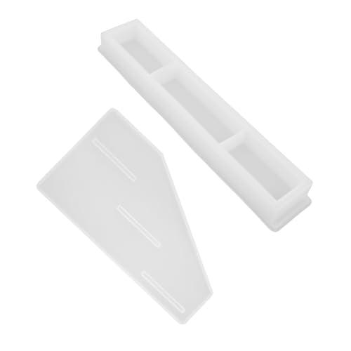 UKCOCO 2Stücke DIY Silikonform für Lippenstift Speicherregal Epoxidharz Gießform für Kunsthandwerk Lager Rack Silikonform für Projekte und von UKCOCO