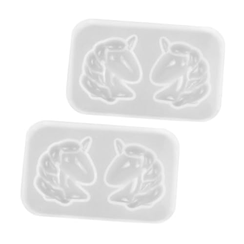 UKCOCO 2Stücke Einhorn Silikonform Epoxidharz Formen für DIY Handwerk Einfach zu Reinigen für Einzigartige Ornamente und Dekorationen UKCOCO 2Stücke Einhorn Silikonform Epoxidharz Formen für DIY Handwerk Einfach zu Reinigen für Einzigartige Ornamente und Dekorationen von UKCOCO