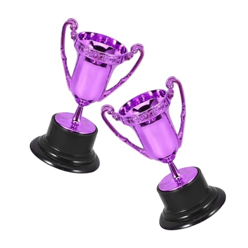 UKCOCO 2Stücke Kreative Wettbewerbstrophäe Mini Trophäen für Preisverleihungen Trophäen Requisite für Sportveranstaltungen und Partys Langlebiges Design für Kindergarten von UKCOCO
