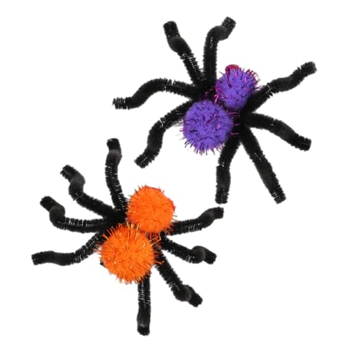 UKCOCO 2Stücke Spinnen Haarspangen für Halloween Lustige Kopfbedeckung und Partybevorzugung Langlebige Haarnadeln im Spinnen Design für Karneval und Kostüm Events von UKCOCO