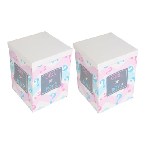 UKCOCO 2er-packung Geschlecht Enthüllt Faltbox Babyparty - Partei Zur Offenlegung Des Geschlechts Geschlechtsballon Enthüllen Dekorative Geschlecht Enthüllen Boy Girl Party Papier UKCOCO 2er-packung Geschlecht Enthüllt Faltbox Babyparty - Partei Zur Offenlegung Des Geschlechts Geschlechtsballon Enthüllen Dekorative Geschlecht Enthüllen Boy Girl Party Papier von UKCOCO
