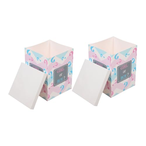 UKCOCO 2stücke Geschlechtsenthüllungsboxen Für Babyfeiern Faltbare Papierboxen Für Jungen Oder Mädchen Wahl Für Babyparty-dekorationen Und Überraschungsballons UKCOCO 2stücke Geschlechtsenthüllungsboxen Für Babyfeiern Faltbare Papierboxen Für Jungen Oder Mädchen Wahl Für Babyparty-dekorationen Und Überraschungsballons von UKCOCO