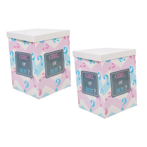 UKCOCO 2er-packung Geschlecht Enthüllt Faltbox Valentinstag Geschlecht Enthüllen Dekorationen Geschlechtspartierkästen Enthüllen Gender-enthüllungsparty Boy Girl Party Papier UKCOCO 2er-packung Geschlecht Enthüllt Faltbox Valentinstag Geschlecht Enthüllen Dekorationen Geschlechtspartierkästen Enthüllen Gender-enthüllungsparty Boy Girl Party Papier von UKCOCO