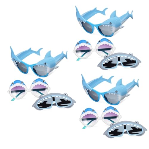 UKCOCO 3 Sätze Hai-brille Lustig Erwachsene Kind Spaßbrille Für Party Gläser Sonnenbrillen-requisiten Für Fotos Party Sonnenbrille Hai -party -dekorationen Pvc 3 Paar * 3 UKCOCO 3 Sätze Hai-brille Lustig Erwachsene Kind Spaßbrille Für Party Gläser Sonnenbrillen-requisiten Für Fotos Party Sonnenbrille Hai -party -dekorationen Pvc 3 Paar * 3 von UKCOCO