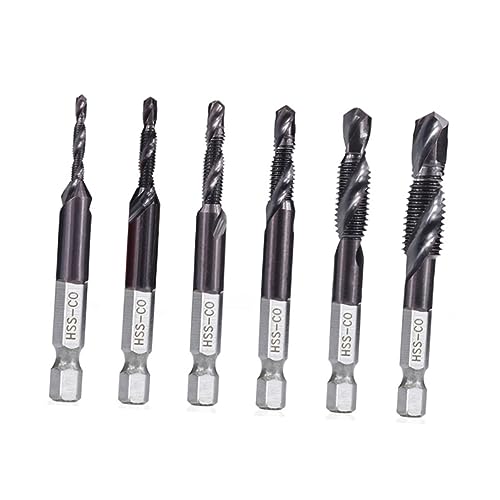 UKCOCO 3 Sätze Hochgeschwindigkeits Betonbohrer Bunt Stahlbohrer Beschichteter Schaft Schwarz 6 Stücke * 3 UKCOCO 3 Sätze Hochgeschwindigkeits Betonbohrer Bunt Stahlbohrer Beschichteter Schaft Schwarz 6 Stücke * 3 von UKCOCO