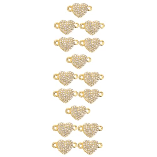 UKCOCO 3 Sätze Teiliges Magnetverschluss Für Schmuck Herz Magnetverschlüsse Legierung Diy Armband Und Halskettenverschlüsse Praktisch Und Langlebig Für Kreative 5 Stücke * 3 UKCOCO 3 Sätze Teiliges Magnetverschluss Für Schmuck Herz Magnetverschlüsse Legierung Diy Armband Und Halskettenverschlüsse Praktisch Und Langlebig Für Kreative 5 Stücke * 3 von UKCOCO