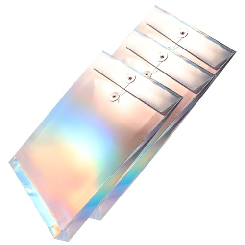 UKCOCO 3 Stück Dokumententaschen mit Bindeband Holografische Praktische Aktenordner aus Langlebigem Material Große Kapazität für Büro Zuhause Schule und Reisen UKCOCO 3 Stück Dokumententaschen mit Bindeband Holografische Praktische Aktenordner aus Langlebigem Material Große Kapazität für Büro Zuhause Schule und Reisen von UKCOCO