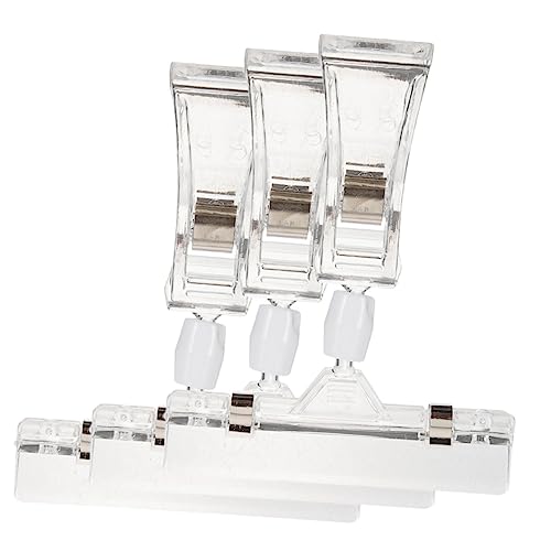 UKCOCO 3 Stück Doppelseitige Transparente Etikettenhalter Preisschild Clip für Supermarktregale Universelle und Preisschildhalter für Verkaufsdisplays UKCOCO 3 Stück Doppelseitige Transparente Etikettenhalter Preisschild Clip für Supermarktregale Universelle und Preisschildhalter für Verkaufsdisplays von UKCOCO