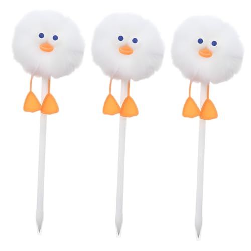 UKCOCO 3 Stück Kreative Kugelschreiber mit Flauschigem Pompom Weiche Schreibstifte für Mädchen Glatte Tintenführung Langlebige Dekorative Stifte für Schule Büro und UKCOCO 3 Stück Kreative Kugelschreiber mit Flauschigem Pompom Weiche Schreibstifte für Mädchen Glatte Tintenführung Langlebige Dekorative Stifte für Schule Büro und von UKCOCO