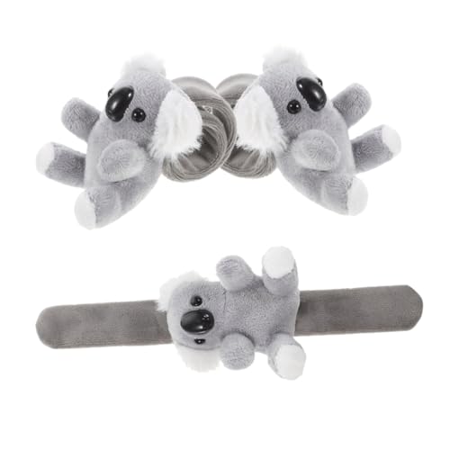 UKCOCO 3 Stück Schlagarmbänder Plüscharmbänder Gefüllte Themenparty Vorräte Schlagbänder Für Jungen Klassenzimmer Belohnungen Tier Plüscharmbänder Tierarmband Für Pp Baumwolle von UKCOCO