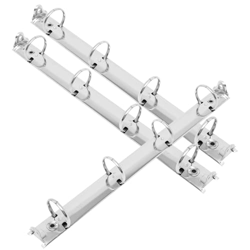 UKCOCO 3 Stück Teiliges Ringbuch Mechanismus Binder Clip für Notizbuch Segmentierte Binder für Diy Dokumentenorganisation UKCOCO 3 Stück Teiliges Ringbuch Mechanismus Binder Clip für Notizbuch Segmentierte Binder für Diy Dokumentenorganisation von UKCOCO