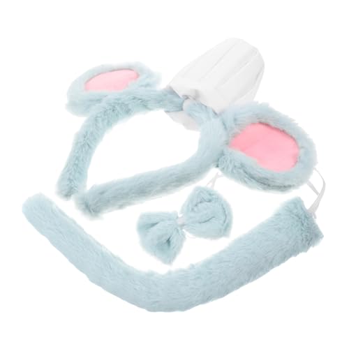 UKCOCO 3-teiliges Set Mit Mausohren, Stirnband, Und Fliege, Halloween- -kostümzubehör, Ratte, Cosplay-requisiten Für Partys, Cosplay Und Anziehspaß, Grün UKCOCO 3-teiliges Set Mit Mausohren, Stirnband, Und Fliege, Halloween- -kostümzubehör, Ratte, Cosplay-requisiten Für Partys, Cosplay Und Anziehspaß, Grün von UKCOCO