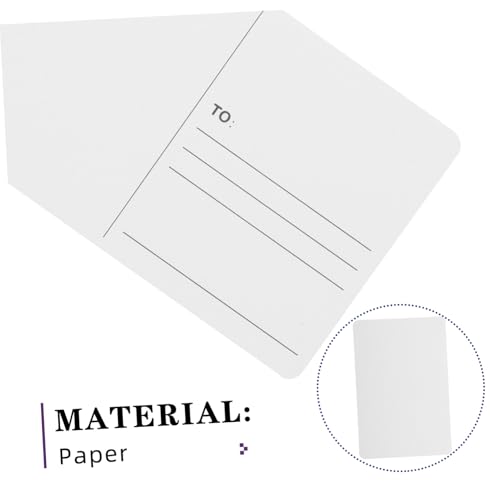 UKCOCO 30 Blatt Weiße Strukturierte Papierkarten für Mailing Blanko Aquarell Papier Postkarten Mailable Cardstock für DIY Grußkarten Dankeskarten Geburtstags und Festtagswünsche von UKCOCO
